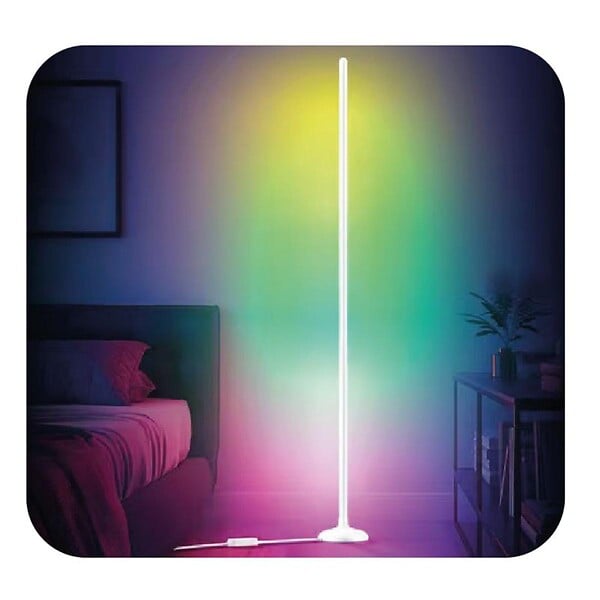 NO NAME - Lampe de sol RGBIC multicolore 140 cm personnalisable - Néolium - large