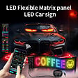 NO NAME - Panneau matriciel LED pixel programmable 1024px - USB + Bluetooth - Néolium - vignette