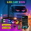 NO NAME - Panneau matriciel LED pixel programmable 1024px - USB + Bluetooth - Néolium - vignette