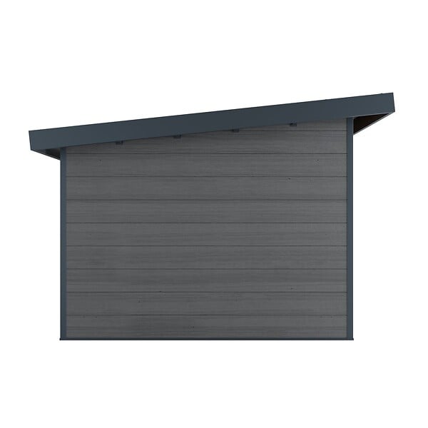 DIRECT-ABRIS - Abri de Jardin Composite ALMA - 9m2 Gris - Cabane de Jardin - large