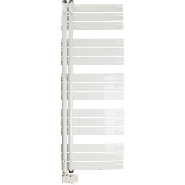 VOLTMAN - Sèche serviette aluminium - 500W - blanc - barres plates en "E" - Voltman - large