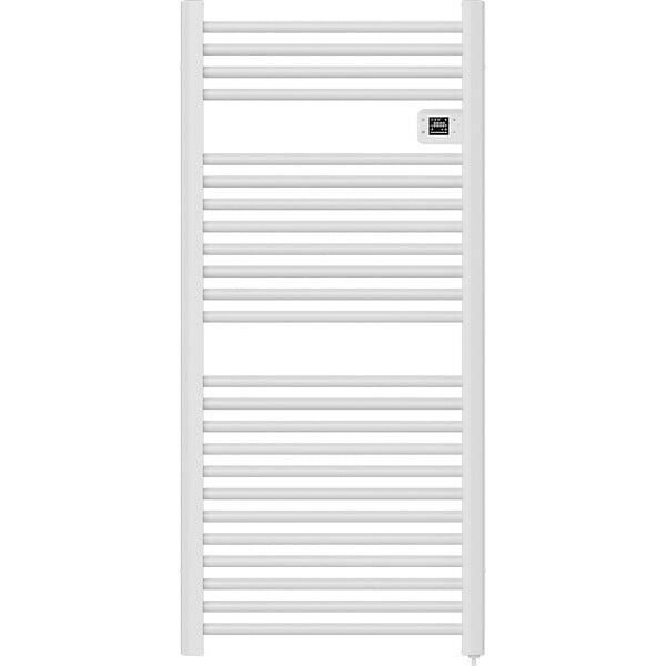VOLTMAN - Sèche serviette aluminium 750W barres rondes - blanc - Voltman - large
