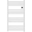 VOLTMAN - Sèche serviette aluminium 500W barres rondes - blanc - Voltman - vignette