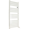 VOLTMAN - Sèche serviette aluminium 750W barres plates - blanc - Voltman - vignette