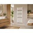 VOLTMAN - Sèche serviette aluminium 750W barres plates - blanc - Voltman - vignette