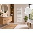 VOLTMAN - Sèche serviette aluminium 750W barres plates - blanc - Voltman - vignette