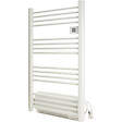 VOLTMAN - Sèche serviette aluminium 500 + 1000W + soufflerie - barres rondes - blanc - Voltman - vignette