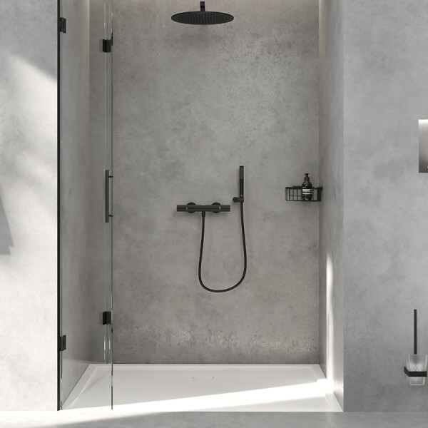 VILLEROY ET BOCH - Flexible de douche  Universal 120 cm Noir mat - large