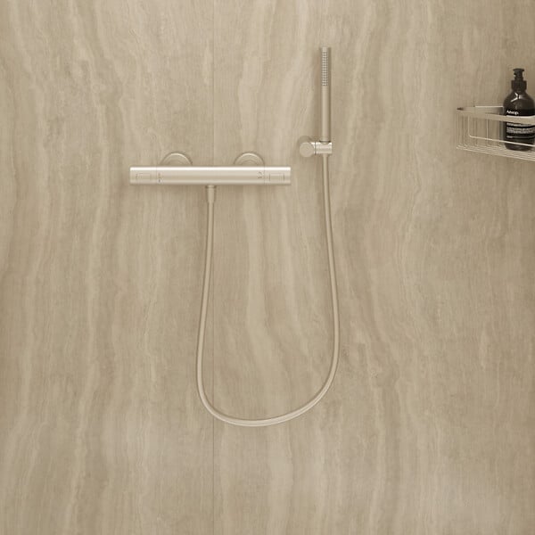VILLEROY ET BOCH - Flexible de douche  Universal 160 cm nicke brossé - large
