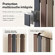 EMKE - EMKE Radiateur électrique vertical 180 x 61,6 cm 1000 W, WiFi, Alexa, design multicolore, 7 modes - vignette