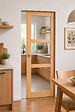 GD MENUISERIES - Porte Coulissante bois Ayous Vitrage transparent H204 x L73 cm, Galandage - vignette