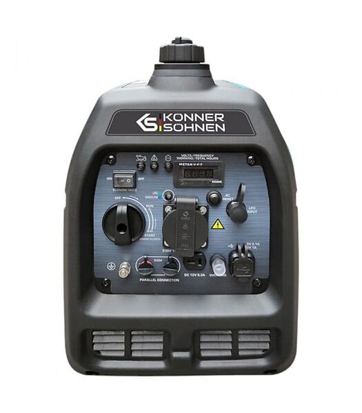 KONNER SOHNEN - Générateur inverter à essence-gaz  3,1Kw, 145cc - Könner  Söhnen KS 3100iG S - large