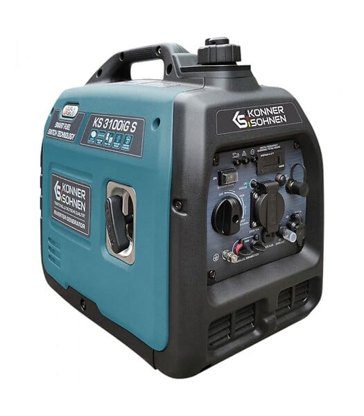 KONNER SOHNEN - Générateur inverter à essence-gaz  3,1Kw, 145cc - Könner  Söhnen KS 3100iG S - large