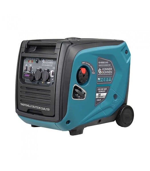 KONNER SOHNEN - Groupe électrogène inverter 4000W, démarrage automatique ATS - Könner  Söhnen KS 4000iE S ATS - large