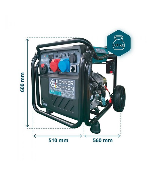 KONNER SOHNEN - Générateur Inverter Könner & Söhnen KS 8100iE 1/3 ATSR - large