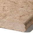 RO'MA NATURE - Margelle de piscine Travertin Beige Nuancé 61x33x3 cm Bord 1/2 Rond (à l'unité) - vignette