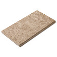 RO'MA NATURE - Margelle de piscine Travertin Beige Nuancé 61x33x3 cm Bord 1/2 Rond (à l'unité) - vignette