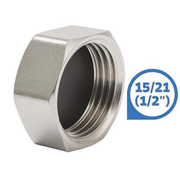 SOMATHERM FOR YOU - Bouchon fem laiton chrome 1/2 auto etan - large