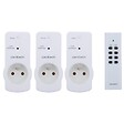 ZENITECH - Pack de 6 prises télécommandées - Blanc - Zenitech - vignette