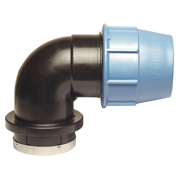 SOMATHERM FOR YOU - Raccord plastique coudé pour tube PE Ø25 mm - Femelle 3/4 - large