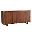 OVIALA - Buffet scandinave 4 portes L160 cm bois foncé - Dario - vignette