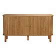 OVIALA - Buffet 2 portes scandinave rectangulaire L140 cm bois clair - Taylor - vignette