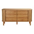 OVIALA - Buffet 2 portes scandinave rectangulaire L140 cm bois clair - Taylor - vignette