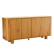 OVIALA - Buffet scandinave 4 portes L160 cm bois clair - Dario - vignette