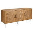 OVIALA - Buffet 3 portes scandinave rectangulaire L150 cm bois - Noah - vignette