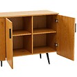 OVIALA - Buffet moderne 4 portes 160 cm bois clair - Rony - vignette