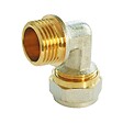 SOMATHERM FOR YOU - Raccord coudé à compression pour tube Multicouche Ø20 - coude mâle 15/21 (1/2") - vignette