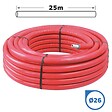 SOMATHERM FOR YOU - Tube multicouche Ø26 isolé rouge en couronne 25m - Isolant 8mm - vignette