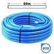 SOMATHERM FOR YOU - Tube multicouche Ø20 isolé bleu en couronne 50m - Isolant 8mm - vignette