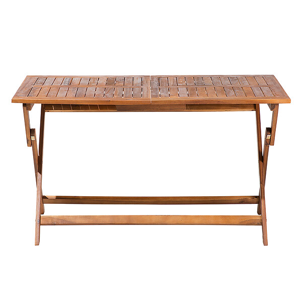 BELIANI - Table de salle à manger de jardin Pliant CENTO 140 cm 75 cm Acacia Marron - large