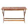BELIANI - Table de salle à manger de jardin Pliant CENTO 140 cm 75 cm Acacia Marron - vignette