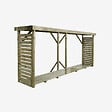 CERLAND - ABRI BUCHES BOIS XXL 320X89X183CM - vignette