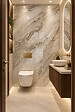 PROTOCOLE HOME - PROTOCOLE HOME - Panneau mural effet marbre PS-905 Aurelia BEIGE 260 × 122 cm - vignette