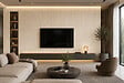 PROTOCOLE HOME - SPC-301 Plaque murale effet Travertin mat - 600 x 1200 mm - vignette