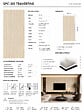 PROTOCOLE HOME - SPC-301 Plaque murale effet Travertin mat - 600 x 1200 mm - vignette