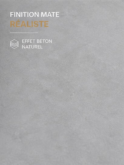 PROTOCOLE HOME - SPC 105 Plaque murale mat effet pierre gris 600 x 1200 mm - large