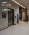 PROTOCOLE HOME - SPC 105 Plaque murale mat effet pierre gris 600 x 1200 mm - vignette
