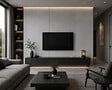 PROTOCOLE HOME - Protocole Home - Plaque murale SPC mat effet pierre gris SPC-105, 260x122 cm - vignette