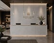 PROTOCOLE HOME - Protocole Home - Plaque murale SPC mat effet pierre gris SPC-105, 260x122 cm - vignette