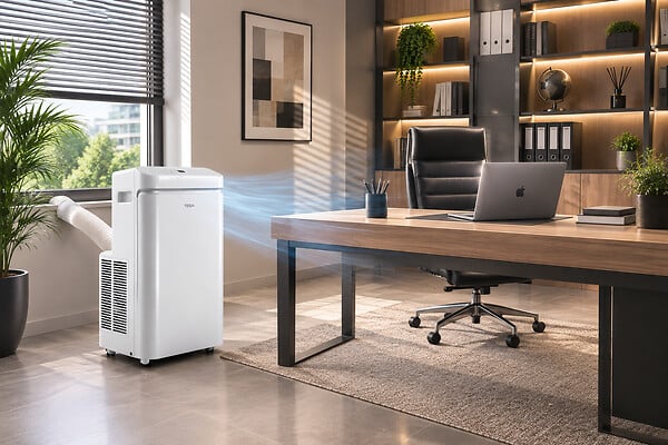 PROTOCOLE HOME - Climatiseur mobile TEKA TKPXA-12CRN7 12 000 BTU WiFi - Classe A - large