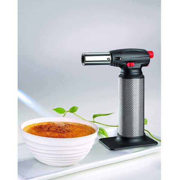 KEMPER - Chalumeau Cuisine Gaz Rechargeable + Recharges Flamme Réglable pour Crème Brûlée Barbecue Pâtisserie Kemper - large