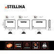 BESTHERM - Radiateur électrique fixe à inertie sèche céramique - BESTHERM - STELLINA 2000W - Détecteur de présence - Lumineux - NF - vignette