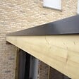 DIRECT-ABRIS - Carport Adosse Bois RIVERSIDE - 1 Voiture - 363 x 858 - Abris Voiture - Feutre Bitumeux sur les Voliges - Bandeau de Finition - Toit Plat - vignette