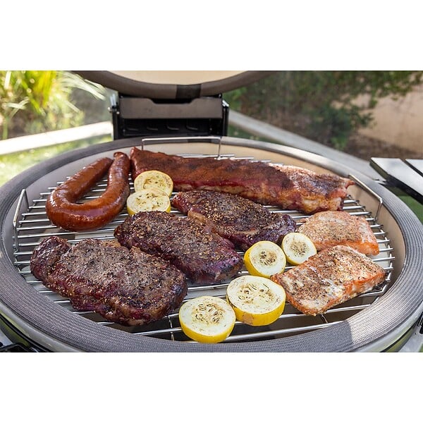 PIT BOSS - Barbecue à charbon Kamado Noir Céramique Grille Ø 52cm 134 x 77 x 120 cm PIT BOSS - large