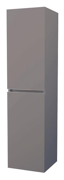 ONDEE - Colonne de rangement  à suspendre TRENDY - 30 cm  2 Portes  - Laqué gris mat - large