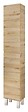 ONDEE - Colonne de rangement à poser LILA - 30 cm - Finition : Bois - 2 Portes - vignette